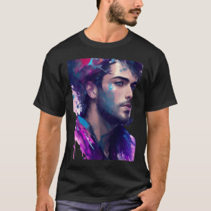 Camiseta Menino Impressionista Emocional De Charme Na Pintu