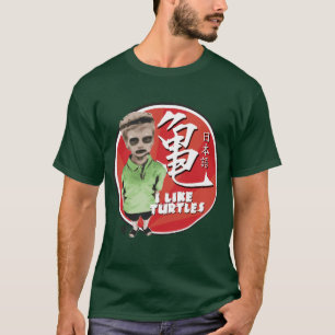 Camiseta Menino internacional da tartaruga