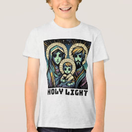Camiseta Menino Jesus :  A Sagrada Família: Luz Sagrada