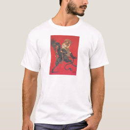 Camiseta Menino Krampus Seqüestrando Menina