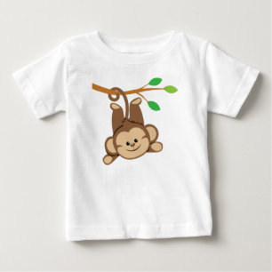 Camiseta Menino Macaco Balançando