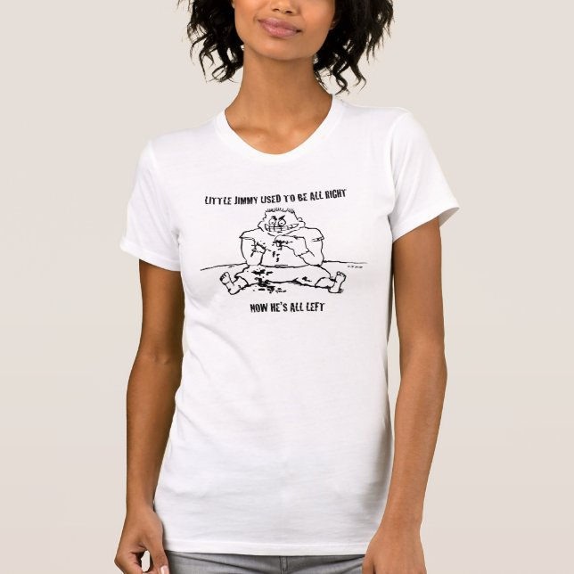 Camiseta Menino Marionete Psicótico é Tudo Esquerdo (Frente)