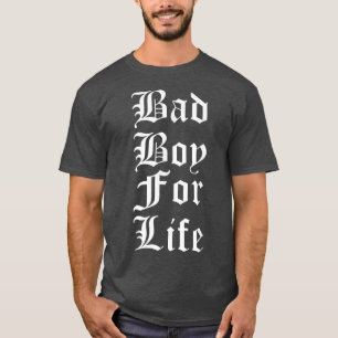 Camiseta Menino Mau Para Tendências Engraçadas Da Vida