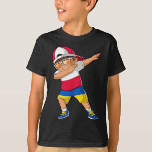 Camiseta Menino meio polonês meio ucraniano bandeira da Pol