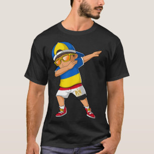 Camiseta Menino meio ucraniano egípcio Bandeira da Ucrânia