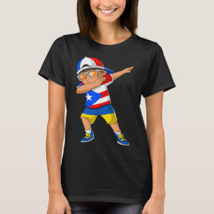 Camiseta Menino Metade Porto-Riquenho Metade Ucraniano Band