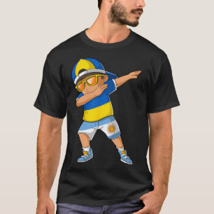 Camiseta Menino Metade Ucraniano Argentino Ucrânia Argentin