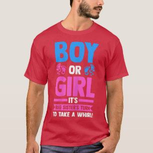 Camiseta Menino ou Menina É a vez da Irmã Grande Revelação