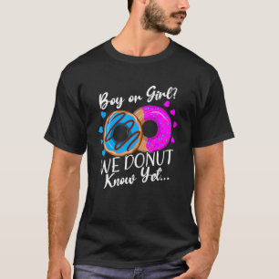 Camiseta Menino ou Menina Que Rosquinha Sabemos Que Sexo Re