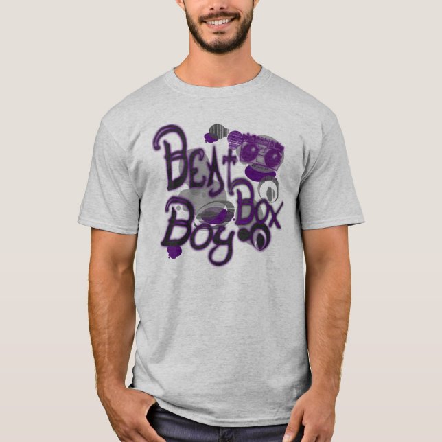 Camiseta Menino P de Beatbox (Frente)
