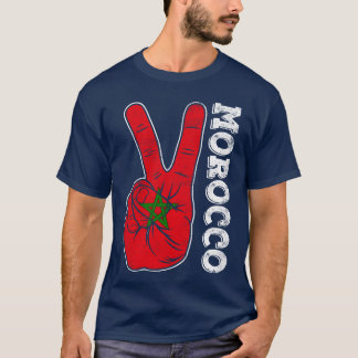 Camiseta Menino patriótico com dedos de vitória e bandeira