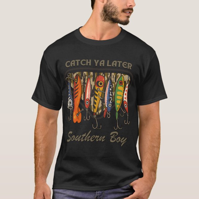 Camiseta Menino Pega Peixe (Frente)