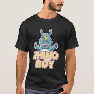 Camiseta Menino Rinoceronte Crianças Rinoceronte Jovens C