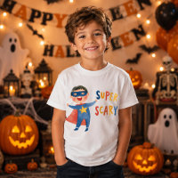 Menino Super-Herói Fofo Super Assustador Halloween