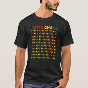 Camiseta Meninos adoram ganês jogadores de futebol crianças