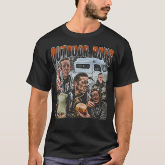 Camiseta Meninos ao Ar Livre Acampamento Divertido E
