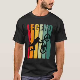 Camiseta Meninos Bmx Legend Bmx Homens Adolescentes Vintage