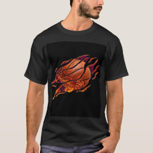 Camiseta meninos, bola quente, design