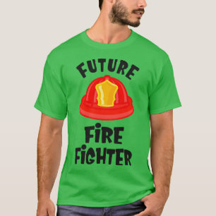 Camiseta Meninos Bombeiros Menores Rapazes Bombeiros