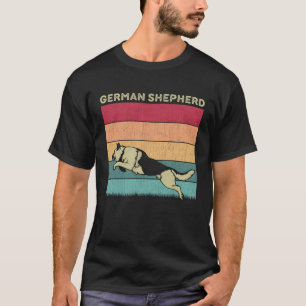 Camiseta Meninos Cachorros German shepherd Distantes Menina