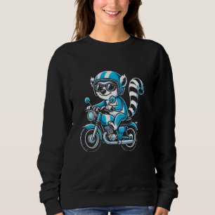 Camiseta Meninos Ciclista Motocicleta Lemur Andar De Motoci