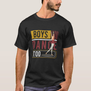 Camiseta Meninos Dançam Para Dançarino Masculino Formaç