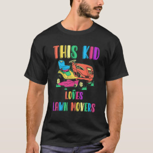 Camiseta Meninos de Cortar Relva Crianças Cortador de Relva