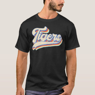 Camiseta Meninos de nomes de esportes da escola de Tigers