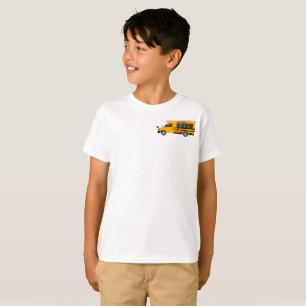Camiseta Meninos de ônibus escolares Meninas Adultos T-Shir