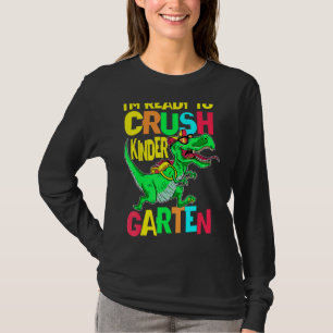 Camiseta Meninos de volta à escola Estou pronto para esmaga