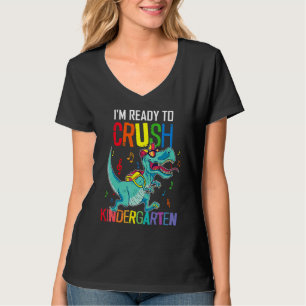 Camiseta Meninos de volta à escola Estou pronto para esmaga