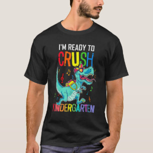 Camiseta Meninos de volta à escola Estou pronto para esmaga