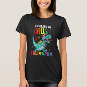 Camiseta Meninos de volta à escola Estou pronto para esmaga