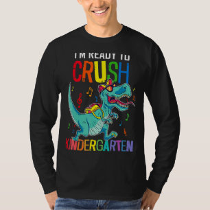 Camiseta Meninos de volta à escola Estou pronto para esmaga
