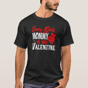 Camiseta Meninos Dia de os namorados Bonito Desculpe Mamãe 