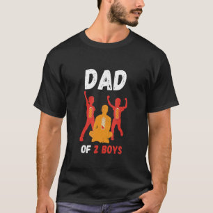 Camiseta Meninos Dia de os pais 2 Cobrem Totalmente O Padre