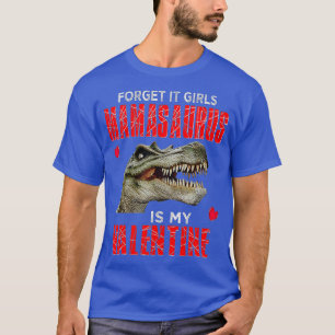 Camiseta Meninos Dinossauro Dia de os namorados Engraçado M