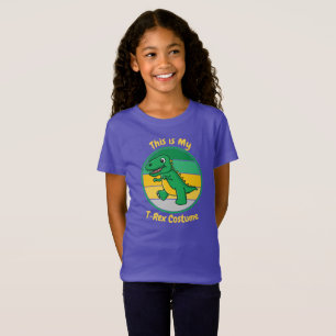 Camiseta Meninos Dinossauro do Halloween Esta é a minha fan