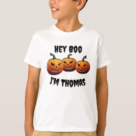 Camiseta Meninos do Dia das Bruxas de Boo, Bonecas Personal