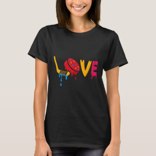 Camiseta Meninos do Drip de Sorvete de Hóquei no Gelo Amor 