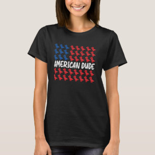 Camiseta Meninos Engraçados 4º De Julho Homem Americano