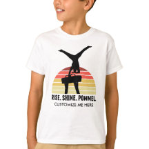 Meninos Engraçados A ginástica Comem O Sono Pommel