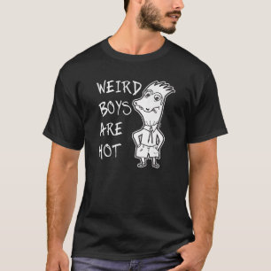 Camiseta Meninos Estranhos São Atitude Quente Palavra