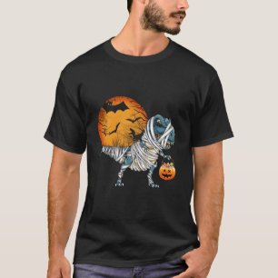 Camiseta Meninos Halloween Dinossaur Skeleton T Rex Scarpk