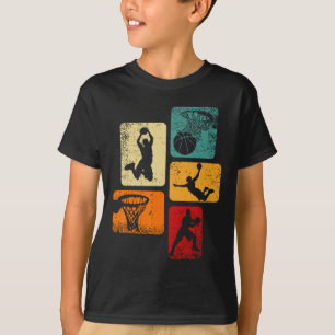 Camiseta Meninos Homens Bysketbyll Vintage Diversão Bysketb