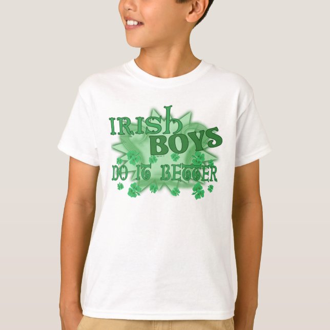 Camiseta Meninos Irlandeses Melhores (Frente)