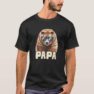 Camiseta Meninos Legal Urso Pai Pai - Pai Engraçado Faia