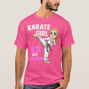 Camiseta Meninos Menina Loura-de-caratê
