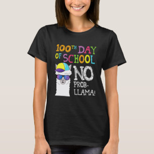 Camiseta Meninos Meninas Crianças 100º Dia De Aula Sem Prob