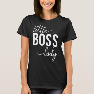 Camiseta Meninos Menino Chefe Senhora Filha Bebê Garota Beb